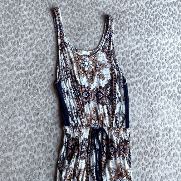 Cleobella Taka Moroccan Print Sleeveless Tie Waist Jumpsuit, size S - Picture 4 of 10